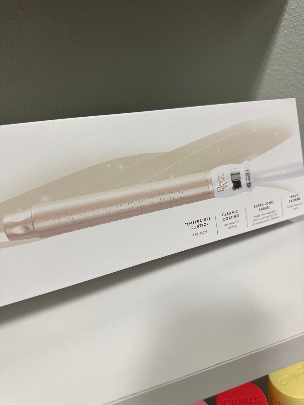 NWT 1.5 inch Rose Gold Curling Wand - Ceramic Coating